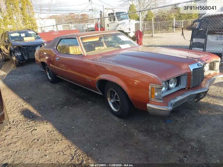3F91H568041 1973 Merc Cougar Xr7 Hardtop