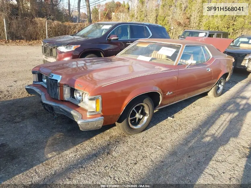 3F91H568041 1973 Merc Cougar Xr7 Hardtop