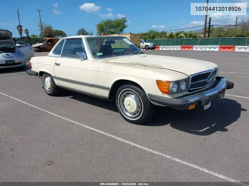 10704412018926 1974 Benz 450Sl