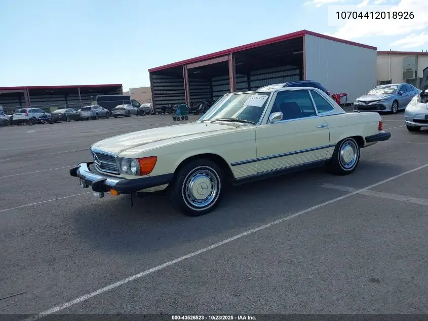 10704412018926 1974 Benz 450Sl