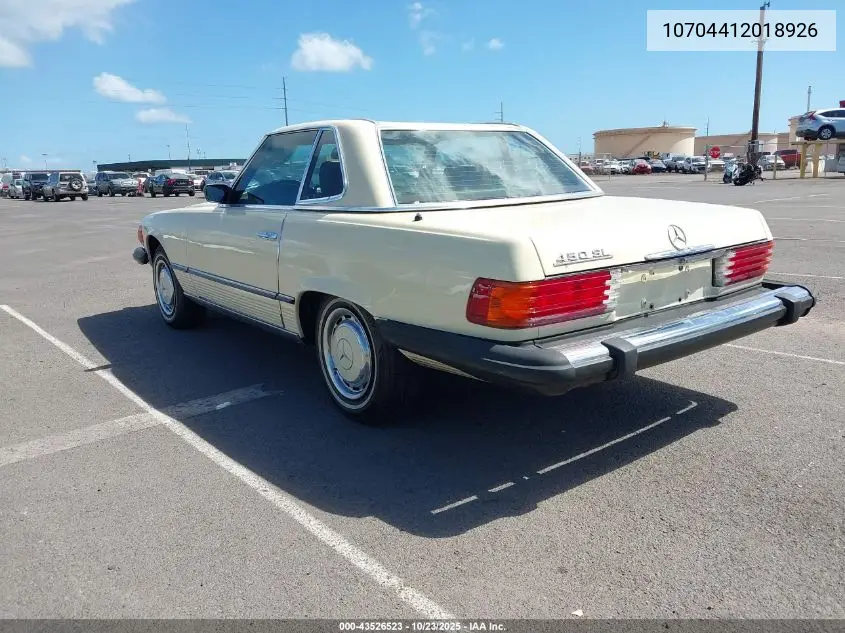 10704412018926 1974 Benz 450Sl