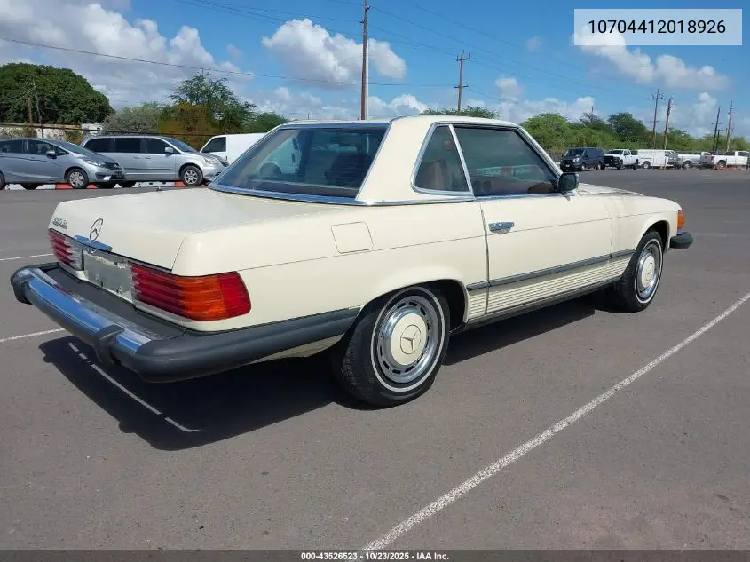 10704412018926 1974 Benz 450Sl