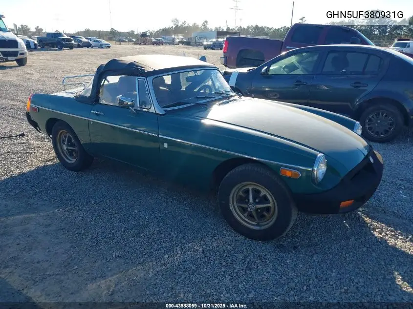 GHN5UF380931G 1975 Mgb Convertable