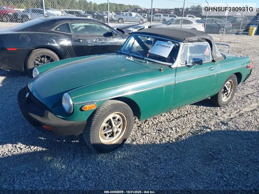 GHN5UF380931G 1975 Mgb Convertable