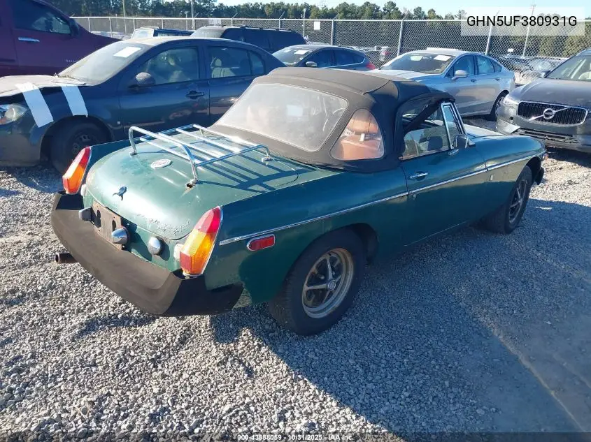 GHN5UF380931G 1975 Mgb Convertable