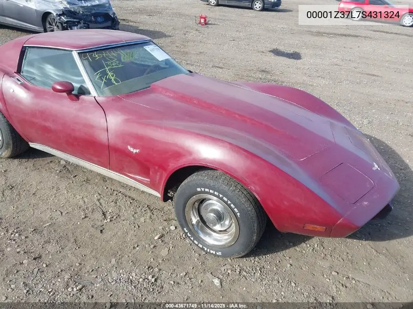 00001Z37L7S431324 1977 Chev Corvette