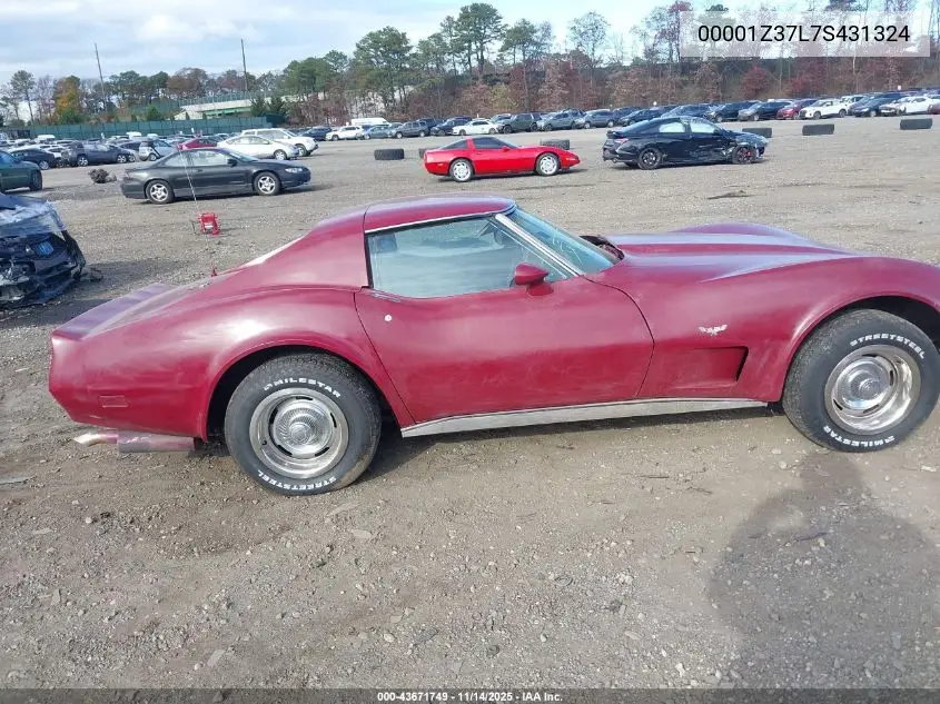 00001Z37L7S431324 1977 Chev Corvette