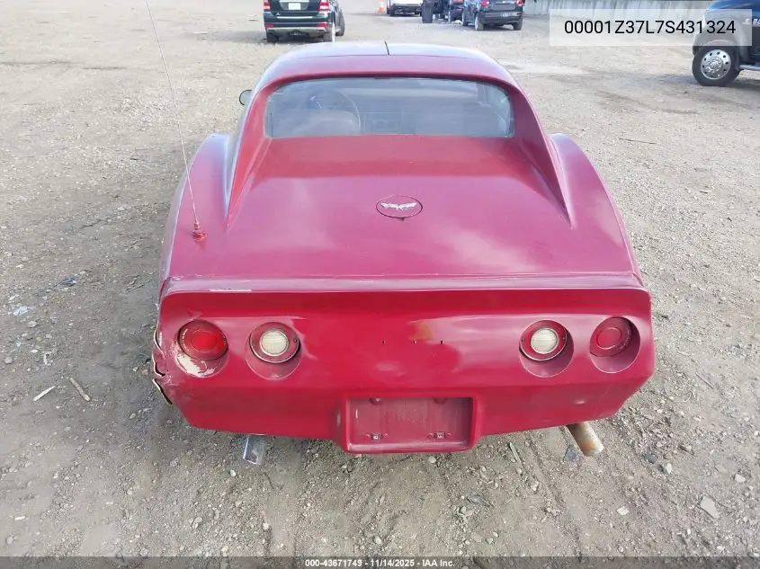 00001Z37L7S431324 1977 Chev Corvette