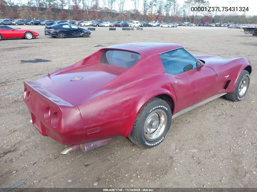 00001Z37L7S431324 1977 Chev Corvette