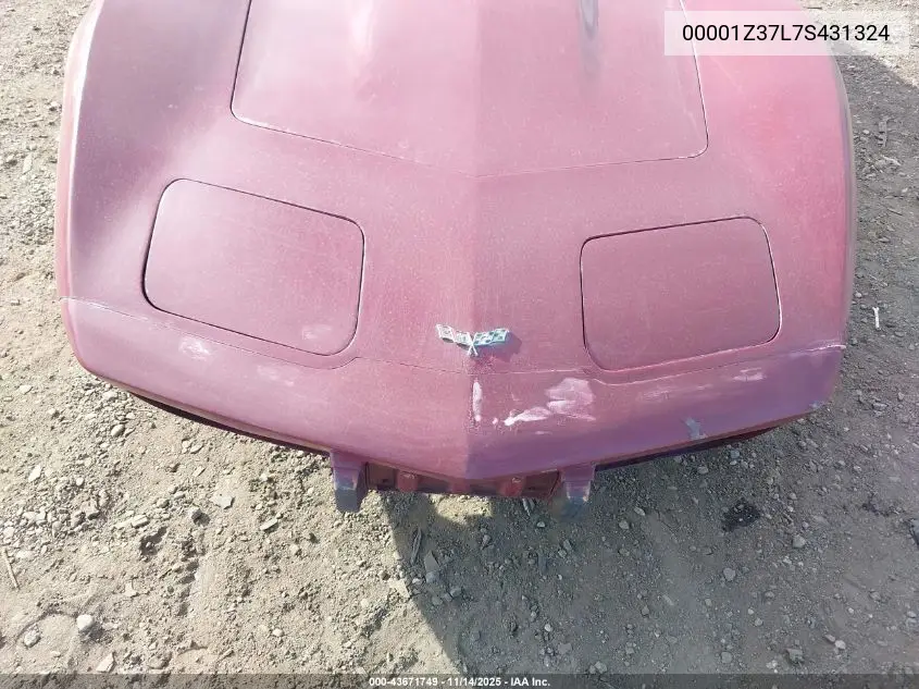 00001Z37L7S431324 1977 Chev Corvette