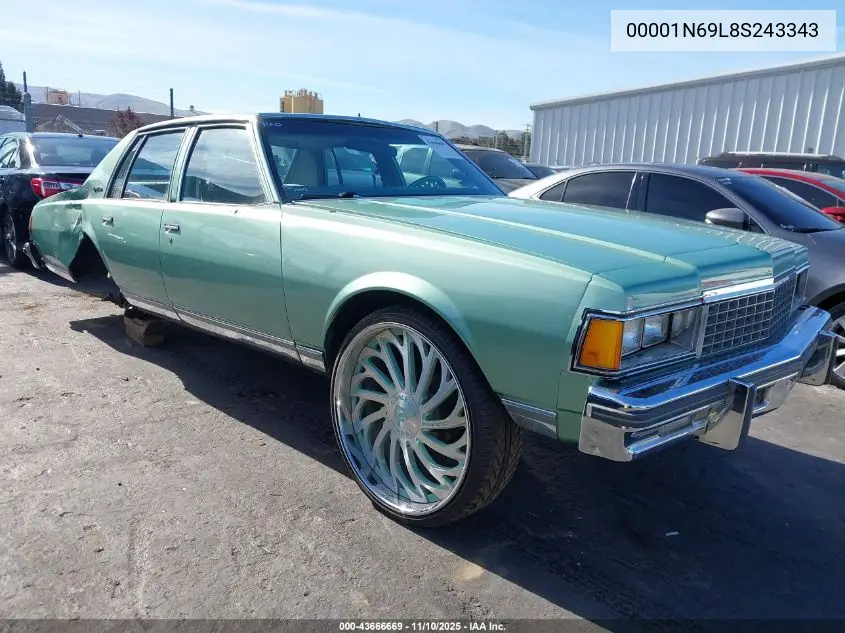 00001N69L8S243343 1978 Chev Caprice