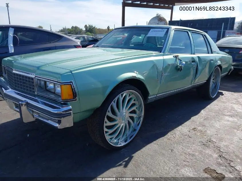 00001N69L8S243343 1978 Chev Caprice