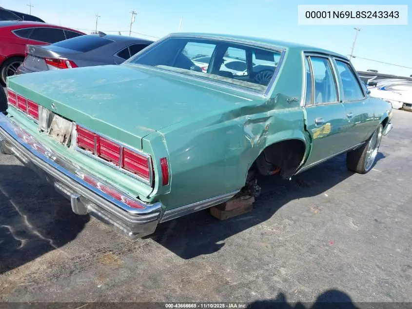 00001N69L8S243343 1978 Chev Caprice