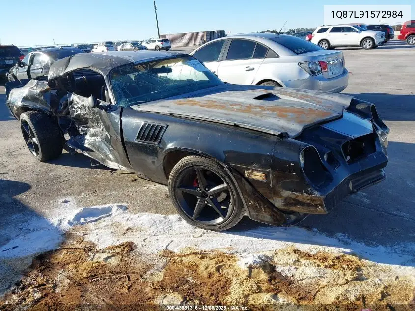 1Q87L91572984 1979 Chev Camaro