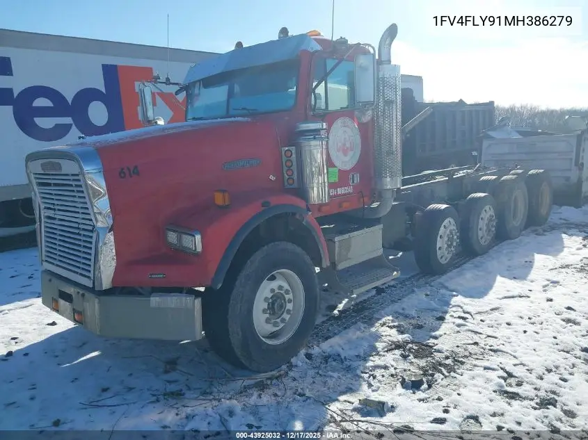 1991 Freightliner Conventional Fld120 VIN: 1FV4FLY91MH386279 Lot: 43925032