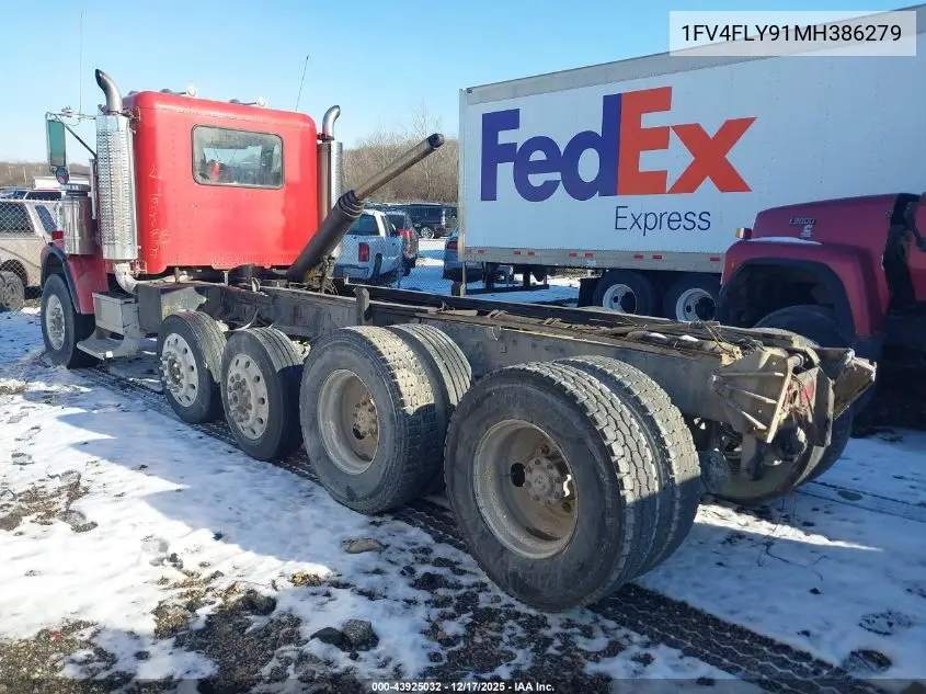 1991 Freightliner Conventional Fld120 VIN: 1FV4FLY91MH386279 Lot: 43925032