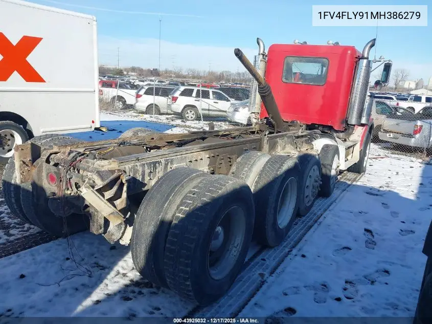 1991 Freightliner Conventional Fld120 VIN: 1FV4FLY91MH386279 Lot: 43925032