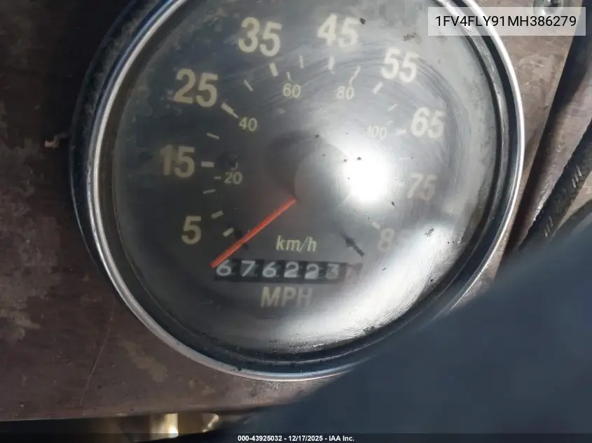 1991 Freightliner Conventional Fld120 VIN: 1FV4FLY91MH386279 Lot: 43925032