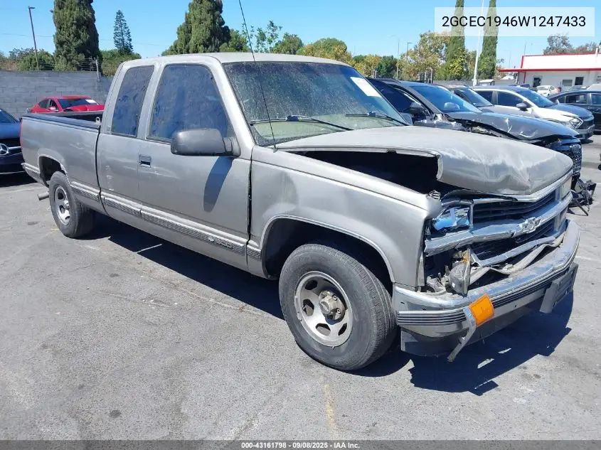 2GCEC19M6W1247433 1998 Chevrolet C1500 Fleetside