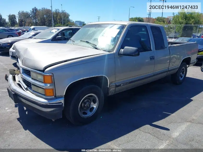 2GCEC19M6W1247433 1998 Chevrolet C1500 Fleetside