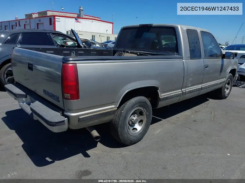 2GCEC19M6W1247433 1998 Chevrolet C1500 Fleetside