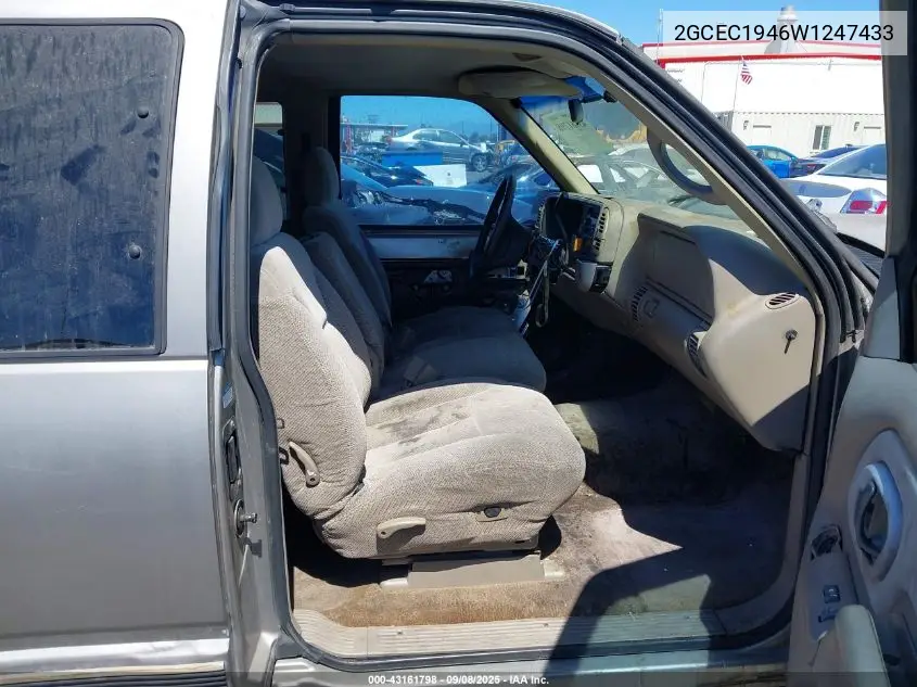 2GCEC19M6W1247433 1998 Chevrolet C1500 Fleetside