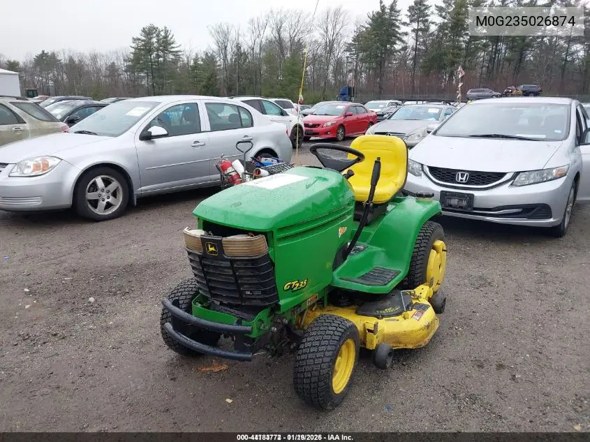 M0G235026874 1999 John Deere Gt235