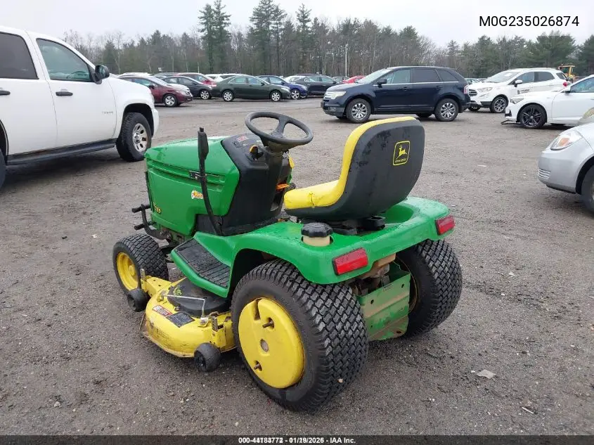 M0G235026874 1999 John Deere Gt235