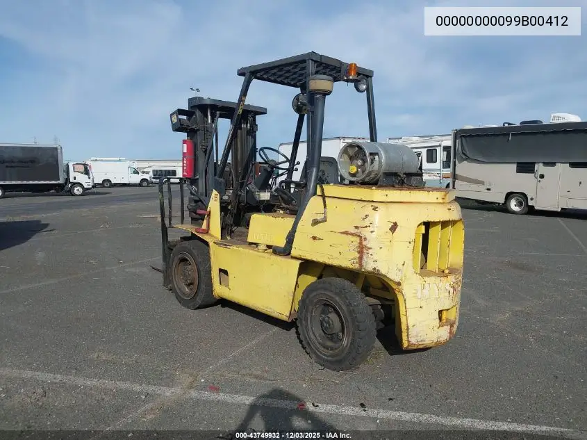 00000000099B00412 2000 Hyster Forklift