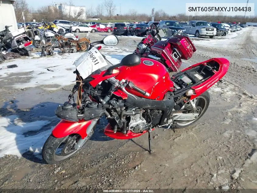 SMT605FMXYJ104438 2000 Triumph Motorcycle Sprint Rs