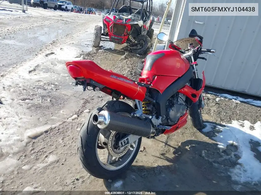 SMT605FMXYJ104438 2000 Triumph Motorcycle Sprint Rs