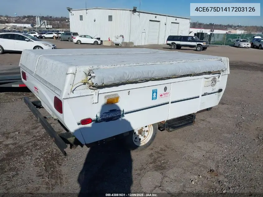 4CE675D1417203126 2001 Coleman Taos