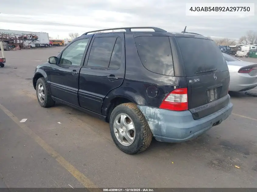 4JGAB54B92A297750 2002 Mercedes Benz Other