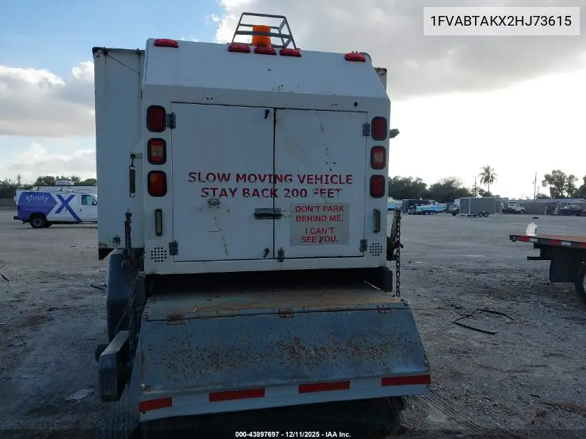 2002 Freightliner Medium Conventional Fl70 VIN: 1FVABTAKX2HJ73615 Lot: 43897697