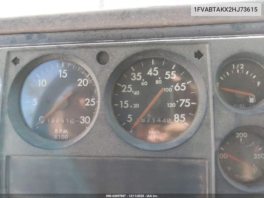 2002 Freightliner Medium Conventional Fl70 VIN: 1FVABTAKX2HJ73615 Lot: 43897697