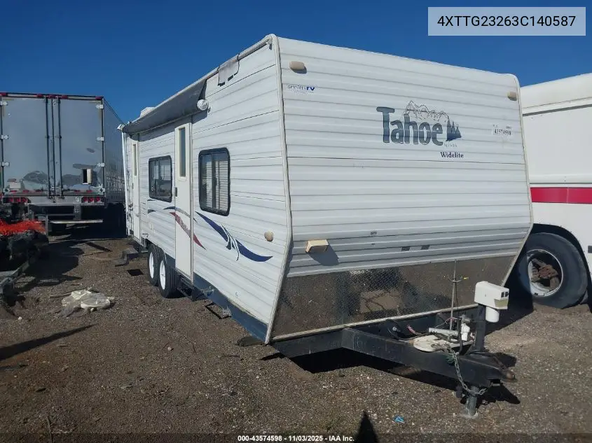 4XTTG23263C140587 2003 Thor Tl 23Ft