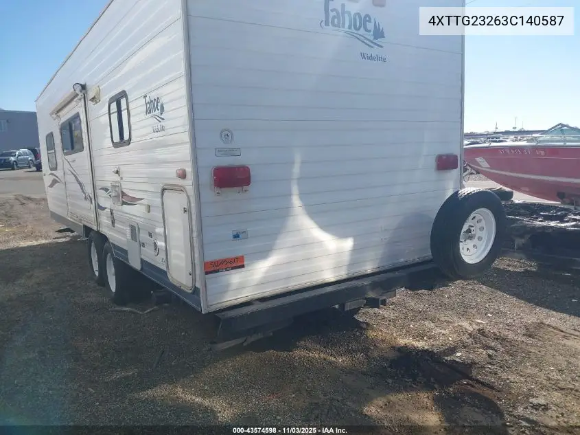 4XTTG23263C140587 2003 Thor Tl 23Ft