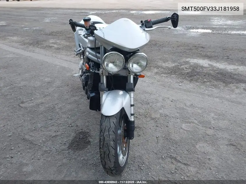 SMT500FV33J181958 2003 Triumph Motorcycle Speed Triple