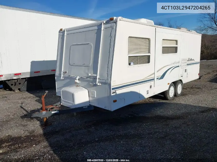 4CT103L2947204265 2004 Fleetwood Folding Tr Caravan