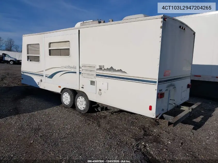 4CT103L2947204265 2004 Fleetwood Folding Tr Caravan