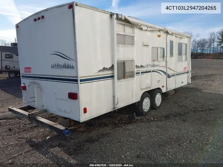 4CT103L2947204265 2004 Fleetwood Folding Tr Caravan