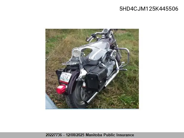 5HD4CJM125K445506 2005 Harley Davidson Xls883C Custom