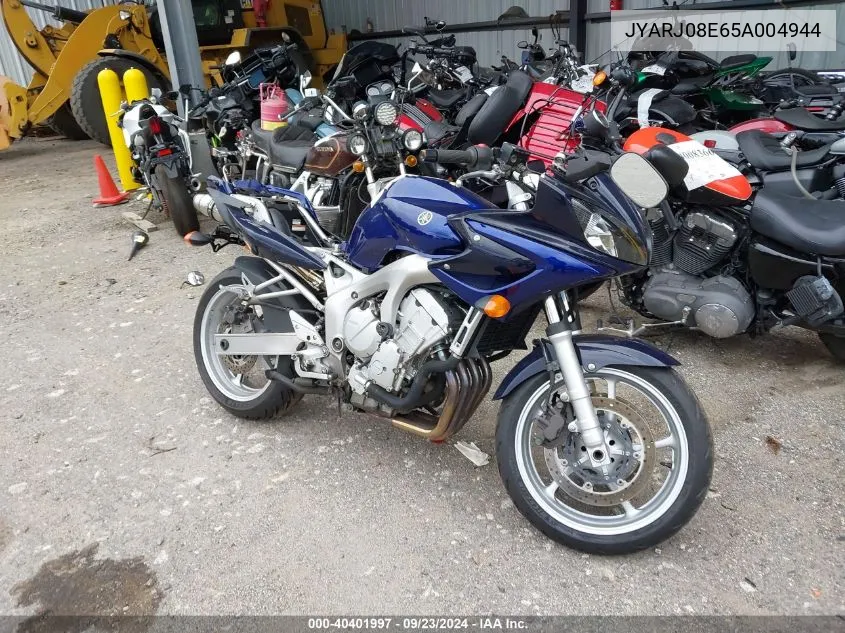 JYARJ08E65A004944 2005 Yamaha Fz6 S