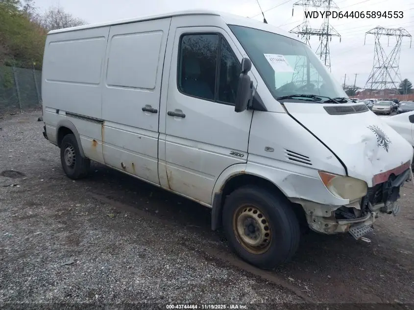 WDYPD644065894553 2006 Freightliner Sprinter 2500