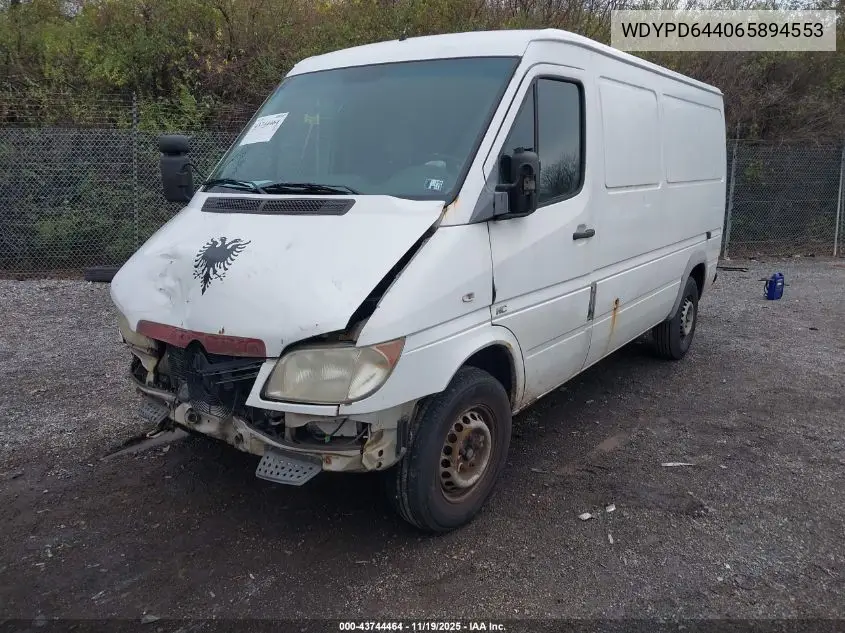 WDYPD644065894553 2006 Freightliner Sprinter 2500