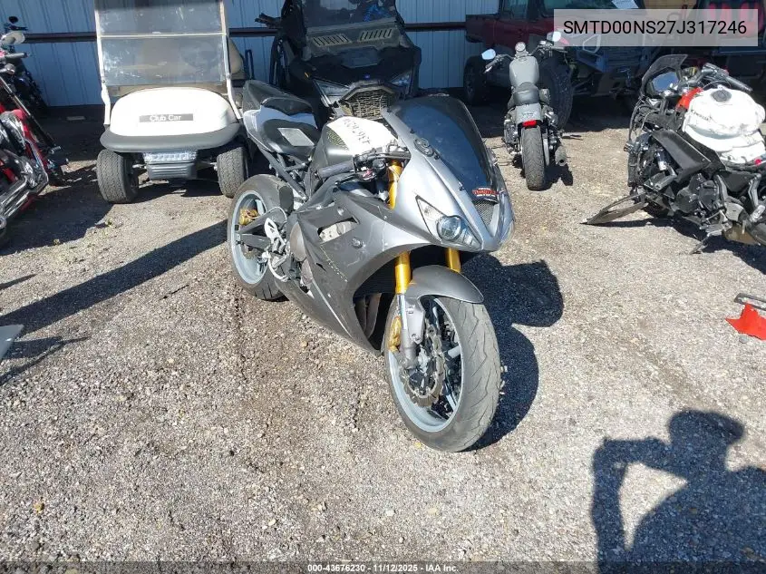 SMTD00NS27J317246 2007 Triumph Motorcycle Daytona 675