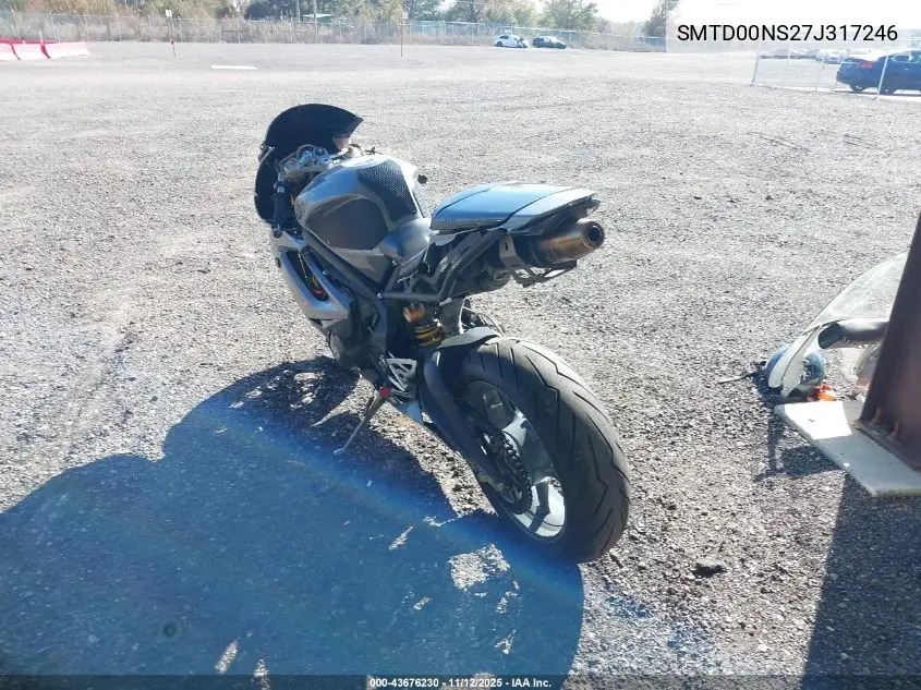 SMTD00NS27J317246 2007 Triumph Motorcycle Daytona 675