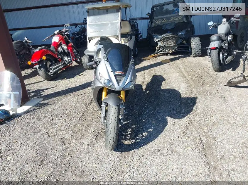 SMTD00NS27J317246 2007 Triumph Motorcycle Daytona 675