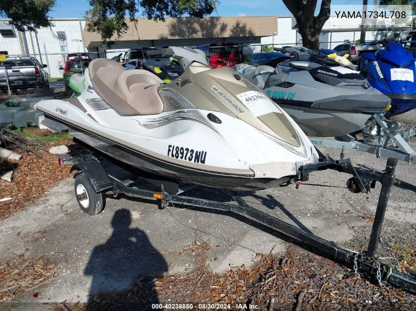 YAMA1734L708 2008 Yamaha Vx