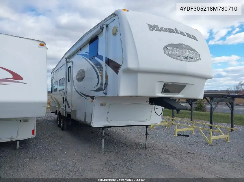 4YDF305218M730710 2008 Keystone 305Rlt